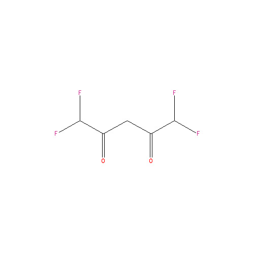 Chemical structure of 1,1,5,5-Tetrafluoro-2,4-pentanedione