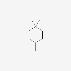 Chemical structure of 1,1,4-Trimethylcyclohexane