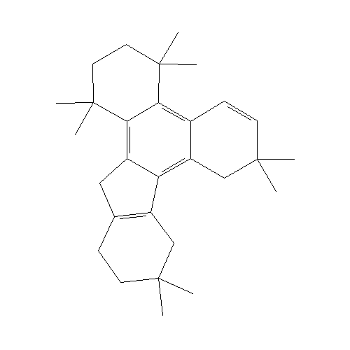 Chemical structure of 1,1,4,4,7,7,10,10-Octamethyl-2,3,4,7,8,9,10,12-octahydro-1H-dibenzo[b,h]fluorene
