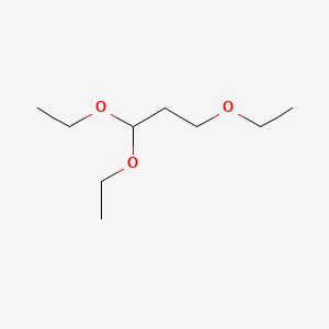 Chemical structure of 1,1,3-TRIETHOXYPROPANE