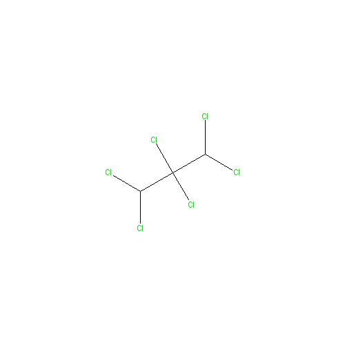 Chemical structure of 1,1,2,2,3,3-Hexachloropropane