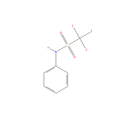 Chemical structure of 1,1,1-Trifluoro-N-phenylmethanesulfonamide