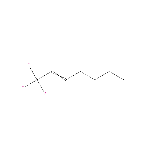 Chemical structure of 1,1,1-Trifluorohept-2-ene