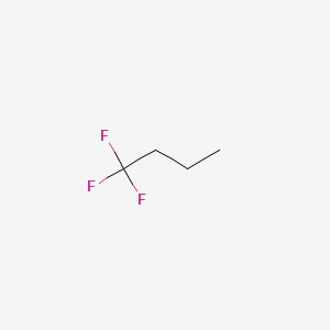 Chemical structure of 1,1,1-trifluorobutane
