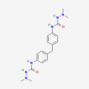 Chemical structure of 1,1,1',1'-Tetramethyl-4,4'-(methylenedi-p-phenylene)disemicarbazide