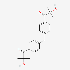 Chemical structure of Bis(4-(2-hydroxy-2-methylpropionyl)phenyl)methane