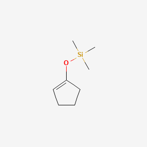 Chemical structure of 1-(Trimethylsilyloxy)cyclopentene
