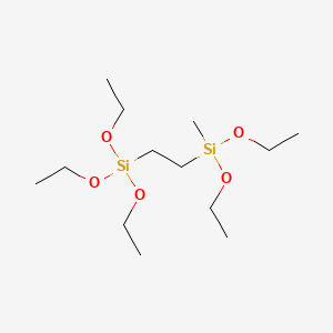 Chemical structure of 1-(TRIETHOXYSILYL)-2-(DIETHOXYMETHYLSILYL)ETHANE