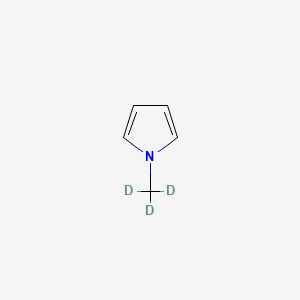 Chemical structure of 1-(trideuteriomethyl)pyrrole
