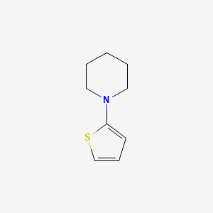 Chemical structure of 1-(Thien-2-yl)-piperidine