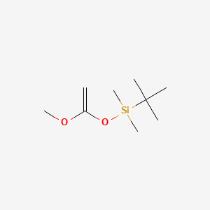 Chemical structure of 1-(tert-Butyldimethylsilyloxy)-1-methoxyethene