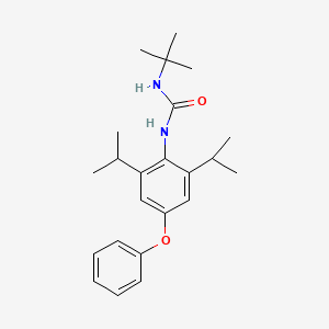 Chemical structure of 1-(tert-Butyl)-3-(2,6-diisopropyl-4-phenoxyphenyl)urea