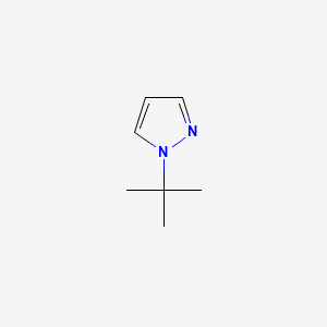 Chemical structure of 1-tert-Butyl-1H-pyrazole