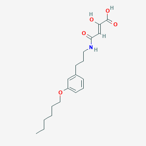 Chemical structure of 1-(tert-butyl) 3-ethyl trans-4-(4-methoxyphenyl)pyrrolidine-1,3-dicarboxylate