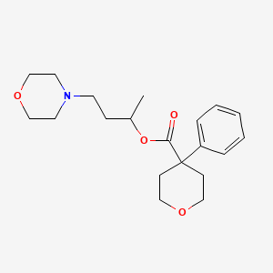 Chemical structure of 1-(tert-butyl) 3-ethyl trans-4-(3,4-dimethylphenyl)pyrrolidine-1,3-dicarboxylate