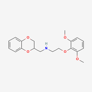 Chemical structure of 1'-(tert-Butoxycarbonyl)spiro[chromene-2,4'-piperidine]-4-carboxylic acid