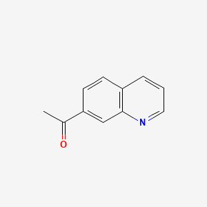 Chemical structure of 1-(Quinolin-7-yl)ethanone