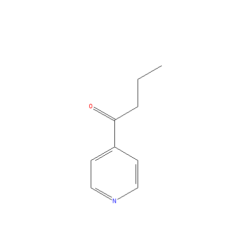 Chemical structure of 1-(4-Pyridinyl)-1-butanone