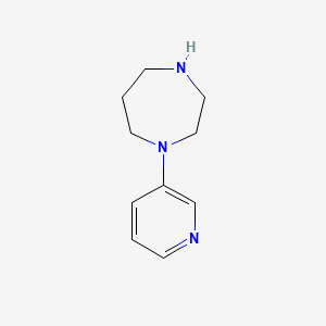 Chemical structure of 1-Pyridin-3-yl-1,4-diazepane