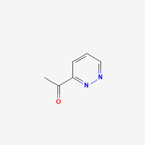 Chemical structure of 1-(Pyridazin-3-yl)ethanone