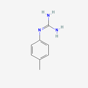 Chemical structure of N-p-Tolyl-guanidine