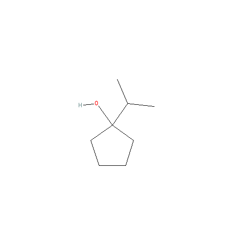 Chemical structure of 1-(Propan-2-yl)cyclopentanol
