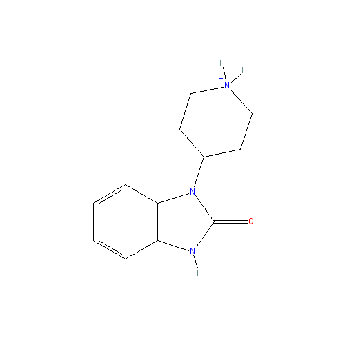 Chemical structure of 1-(piperidin-4-yl)-1h-benzo[d]imidazol-2(3h)-one