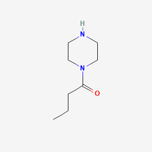 Chemical structure of 1-(Piperazin-1-yl)butan-1-one