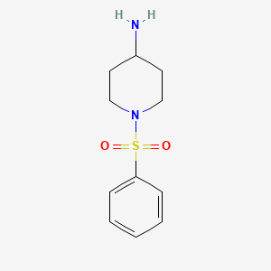 Chemical structure of 1-(Phenylsulfonyl)piperidin-4-amine