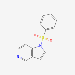 Chemical structure of 1-(Phenylsulfonyl)-1H-pyrrolo[3,2-c]pyridine