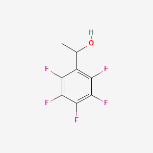 Chemical structure of 1-(Pentafluorophenyl)ethanol