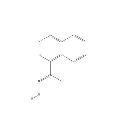 Chemical structure of 1-(Naphthalen-1-yl)ethanone oxime