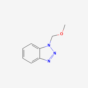 Chemical structure of 1-(Methoxymethyl)-1H-benzotriazole