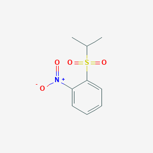 Chemical structure of 1-(Isopropylsulfonyl)-2-nitrobenzene