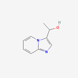 Chemical structure of 1-(Imidazo[1,2-a]pyridin-3-yl)ethanol