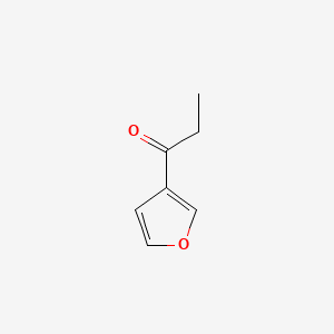 Chemical structure of 1-(Furan-3-yl)propan-1-one