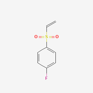 Chemical structure of 1-(Ethenesulfonyl)-4-fluorobenzene