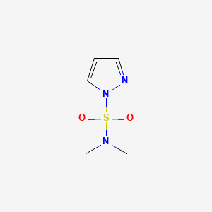 Chemical structure of 1-(Dimethylsulfamoyl)pyrazole