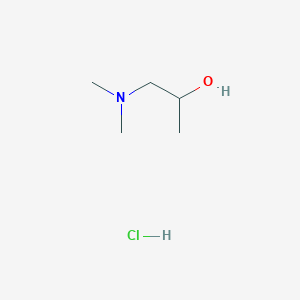 Chemical structure of 2-Hydroxypropyl(dimethyl)azanium;chloride