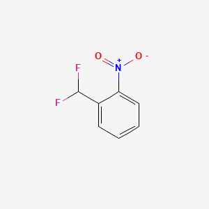 Chemical structure of 1-(Difluoromethyl)-2-nitrobenzene