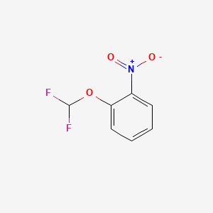 Chemical structure of 1-(Difluoromethoxy)-2-nitrobenzene