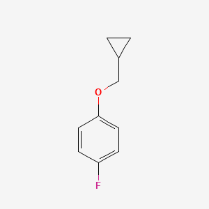Chemical structure of 1-(Cyclopropylmethoxy)-4-fluorobenzene