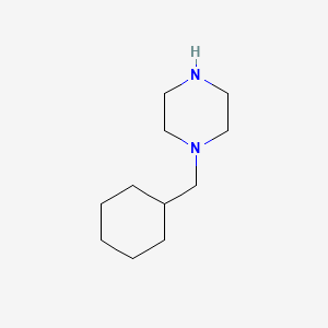 Chemical structure of 1-(Cyclohexylmethyl)piperazine