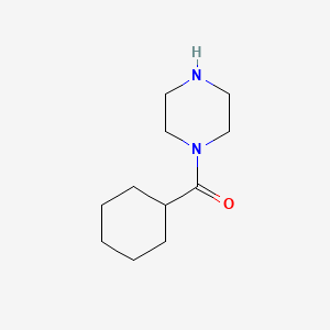 Chemical structure of 1-(Cyclohexylcarbonyl)Piperazine
