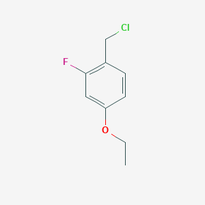 Chemical structure of 1-(Chloromethyl)-4-ethoxy-2-fluorobenzene