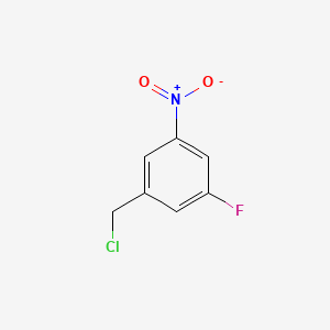Chemical structure of 1-(Chloromethyl)-3-fluoro-5-nitrobenzene