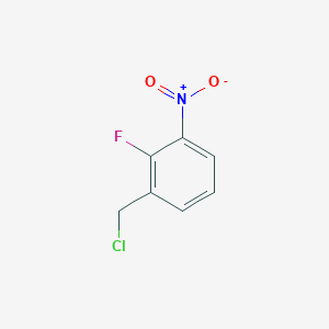 Chemical structure of 1-(Chloromethyl)-2-fluoro-3-nitrobenzene