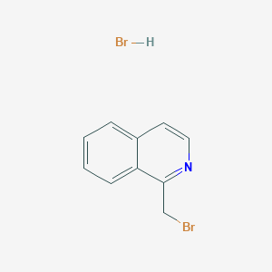Chemical structure of 1-(Bromomethyl)isoquinoline hydrobromide