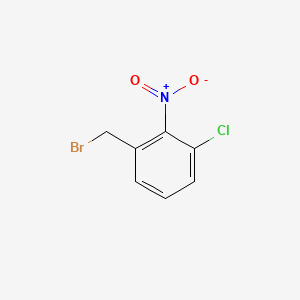 Chemical structure of 1-(Bromomethyl)-3-chloro-2-nitrobenzene