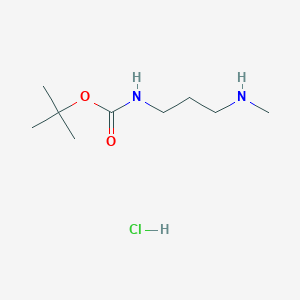 Chemical structure of 1-(Boc-amino)-3-(methylamino)propane Hydrochloride